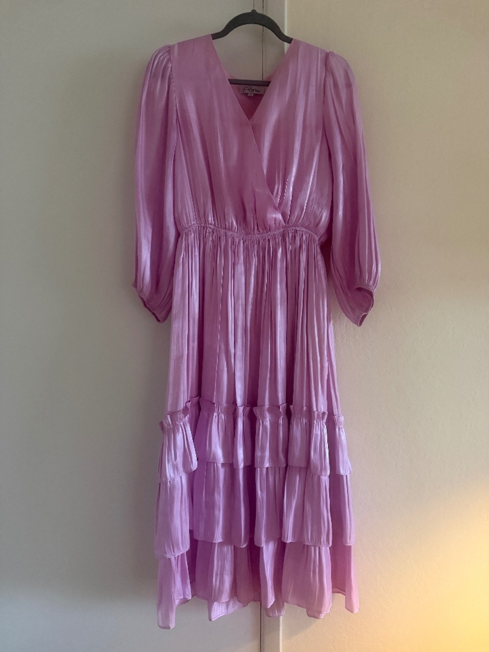 The Whitmore Ruffle Detail Dress in Pink